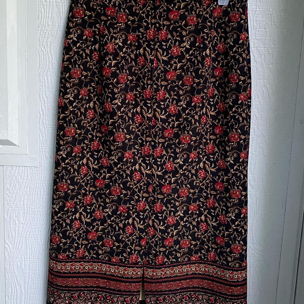 Briggs New York Women's A-Line Midi Skirt With Slit Size 16 - Picture 6 of 16